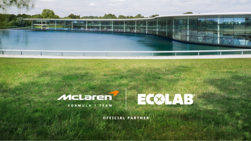 McLaren Racing annonce qu Ecolab est un partenaire officiel de l équipe